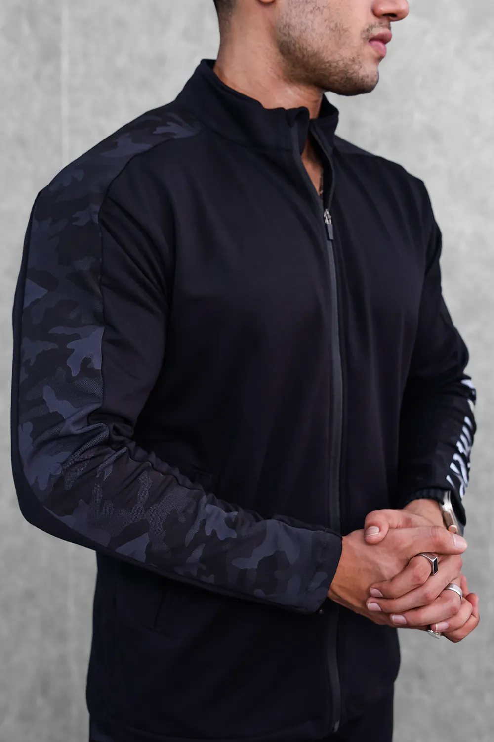 Active Camo Tracksuit- Black