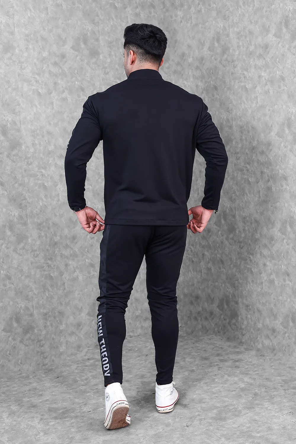 Active Camo Tracksuit- Black