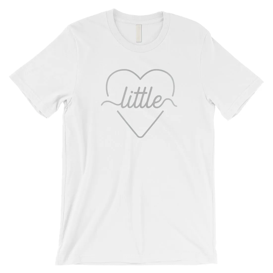 Big Little Line Heart-SILVER Mens T-Shirt Meaningful Sisterhood