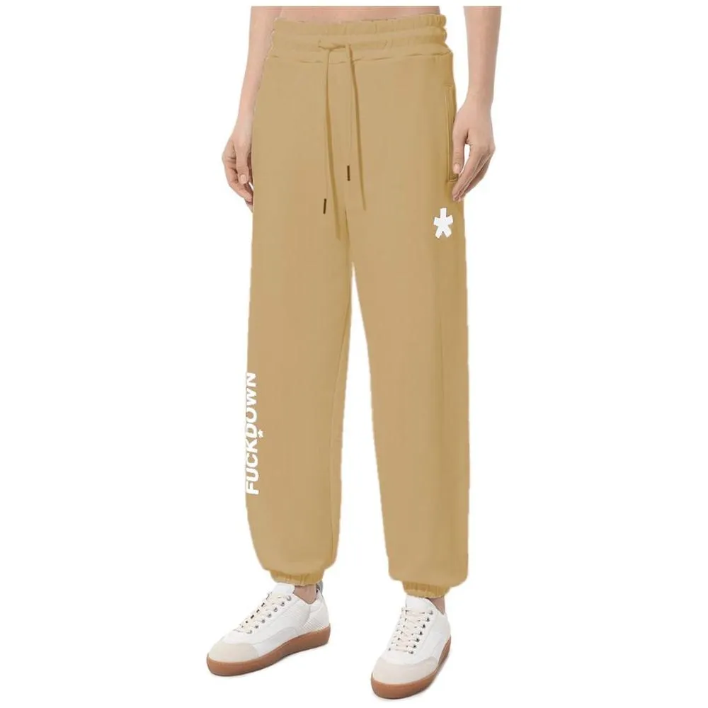 Comme Des Fuckdown Brown Cotton Jeans & Pant