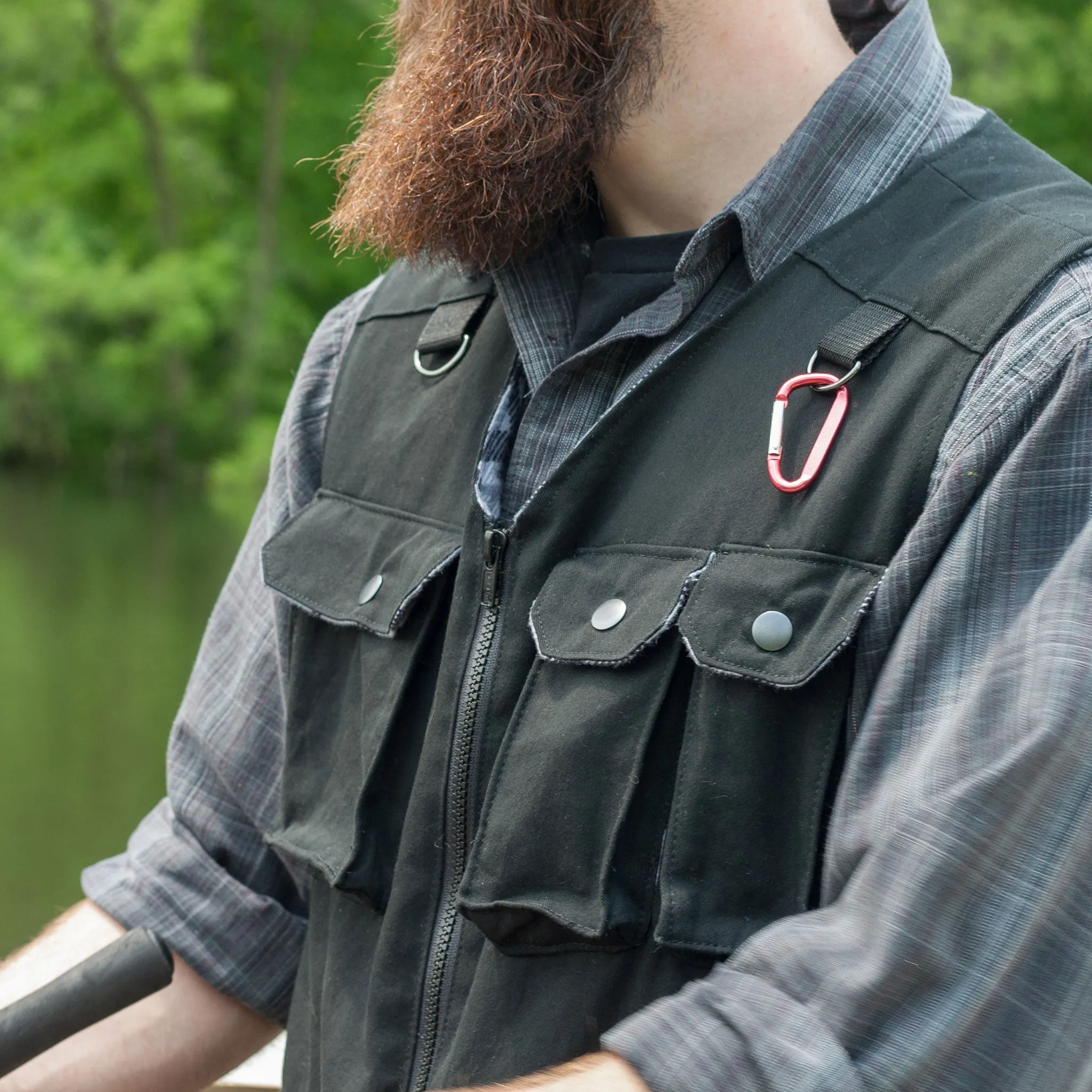 Fishing Vest Add-on Sewing Pattern - Adult ~ for Trailblazer Vests