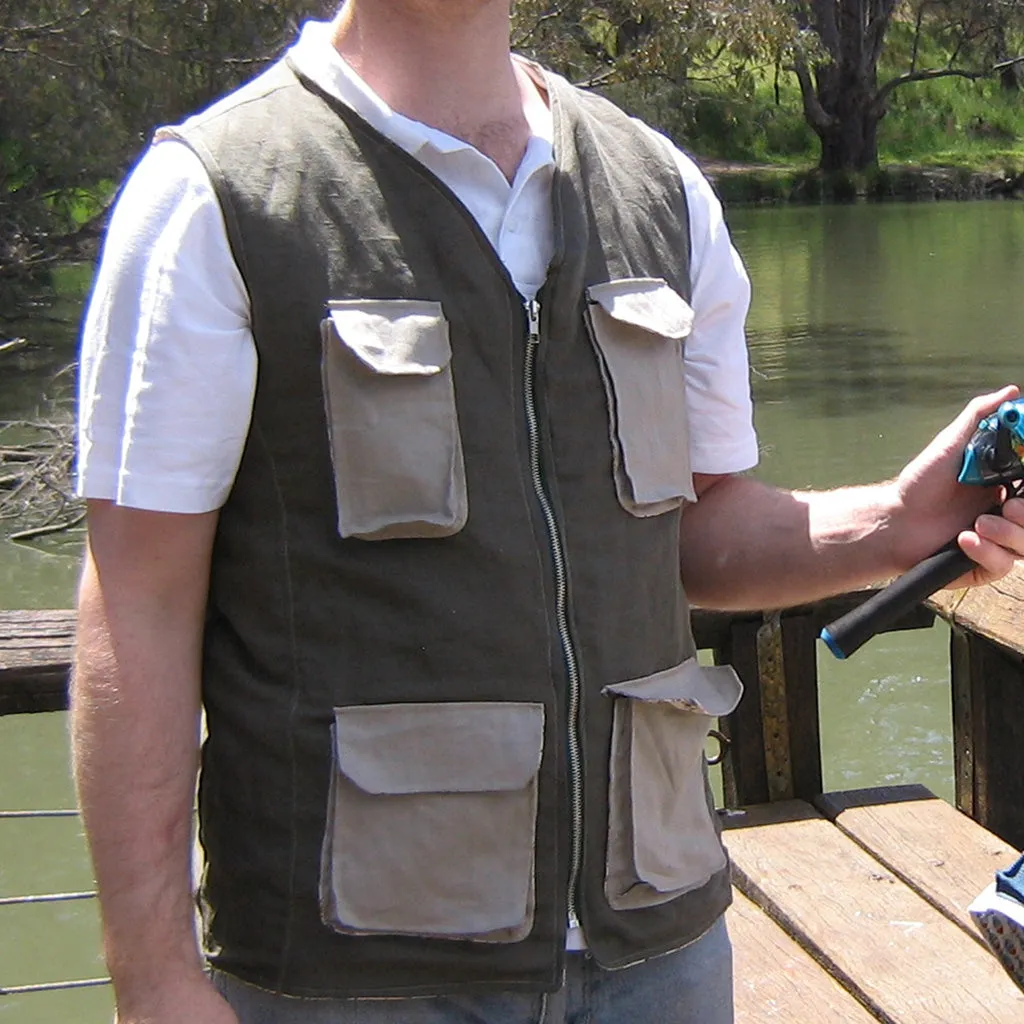 Fishing Vest Add-on Sewing Pattern - Adult ~ for Trailblazer Vests