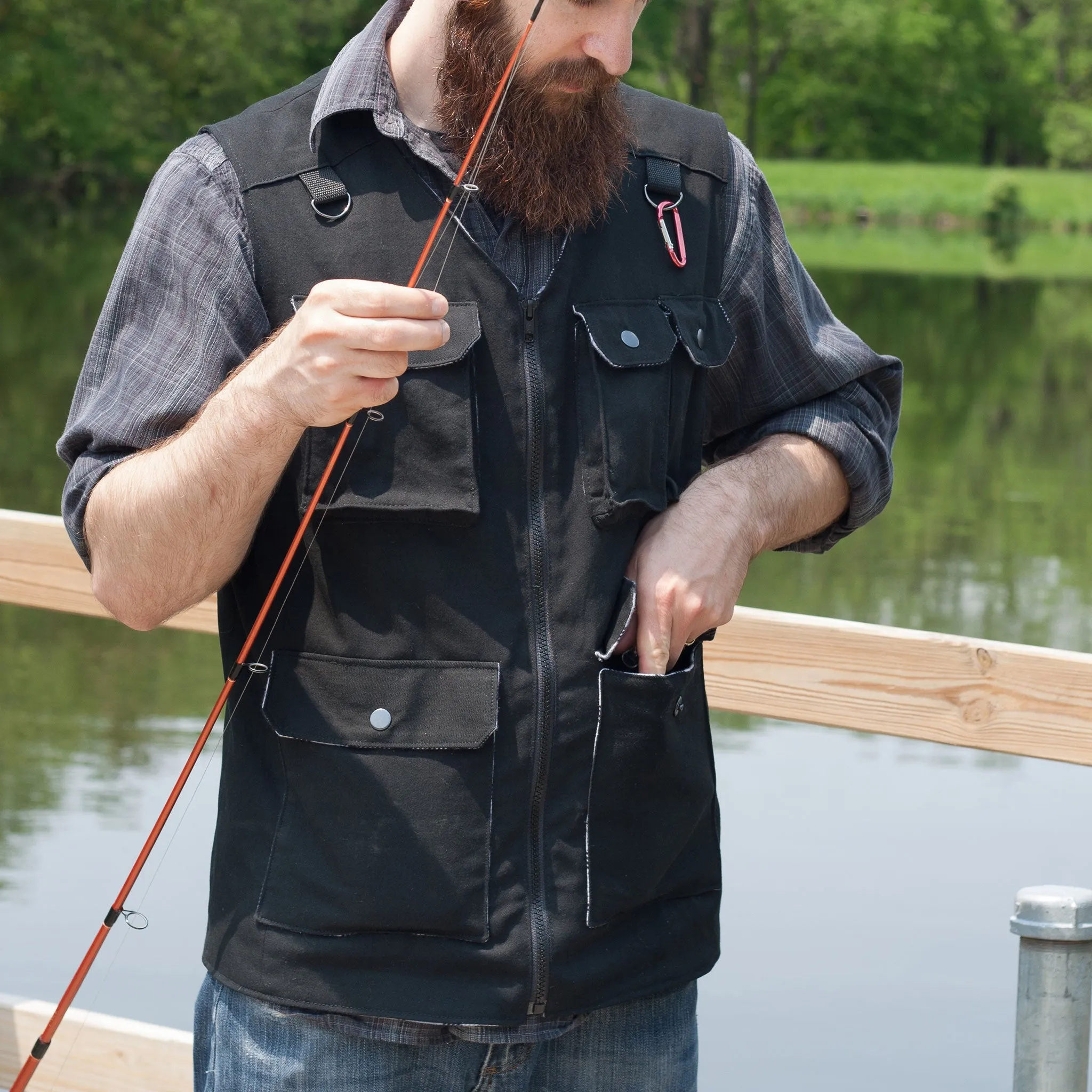 Fishing Vest Add-on Sewing Pattern - Adult ~ for Trailblazer Vests