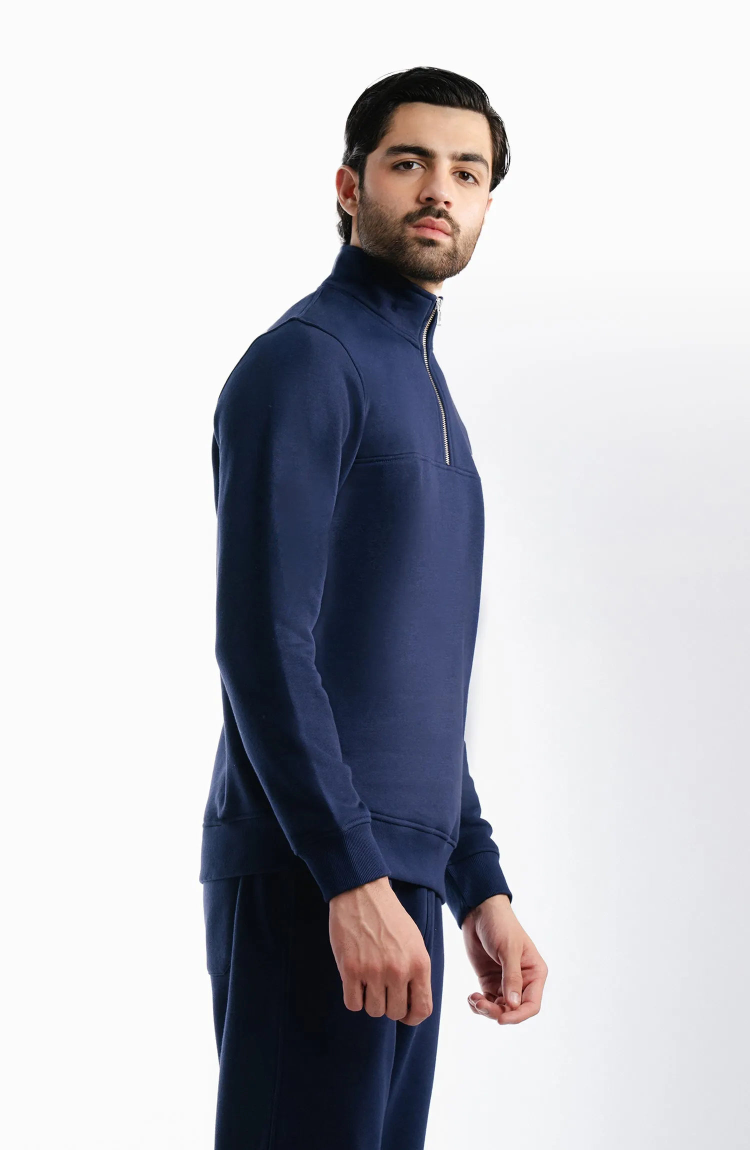 Fleece Pullover - Navy