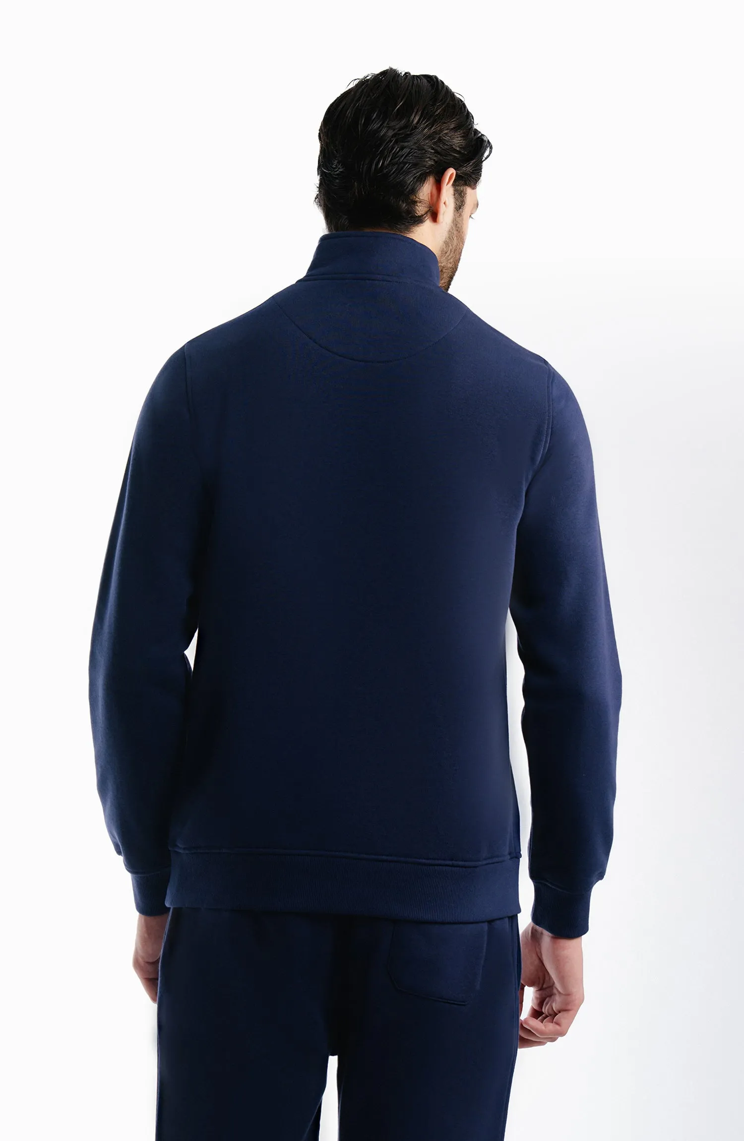 Fleece Pullover - Navy