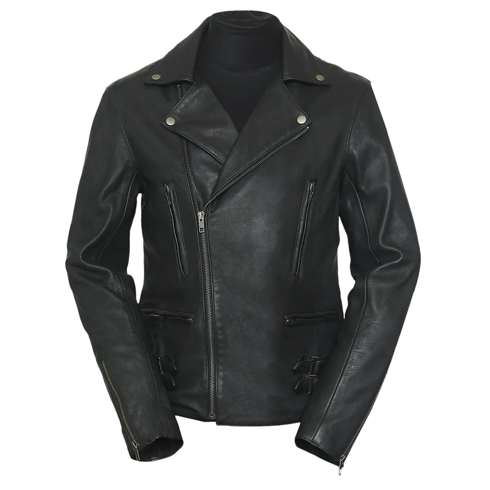 Frisco Motorcycle Easy Rider Brown Leather Jacket