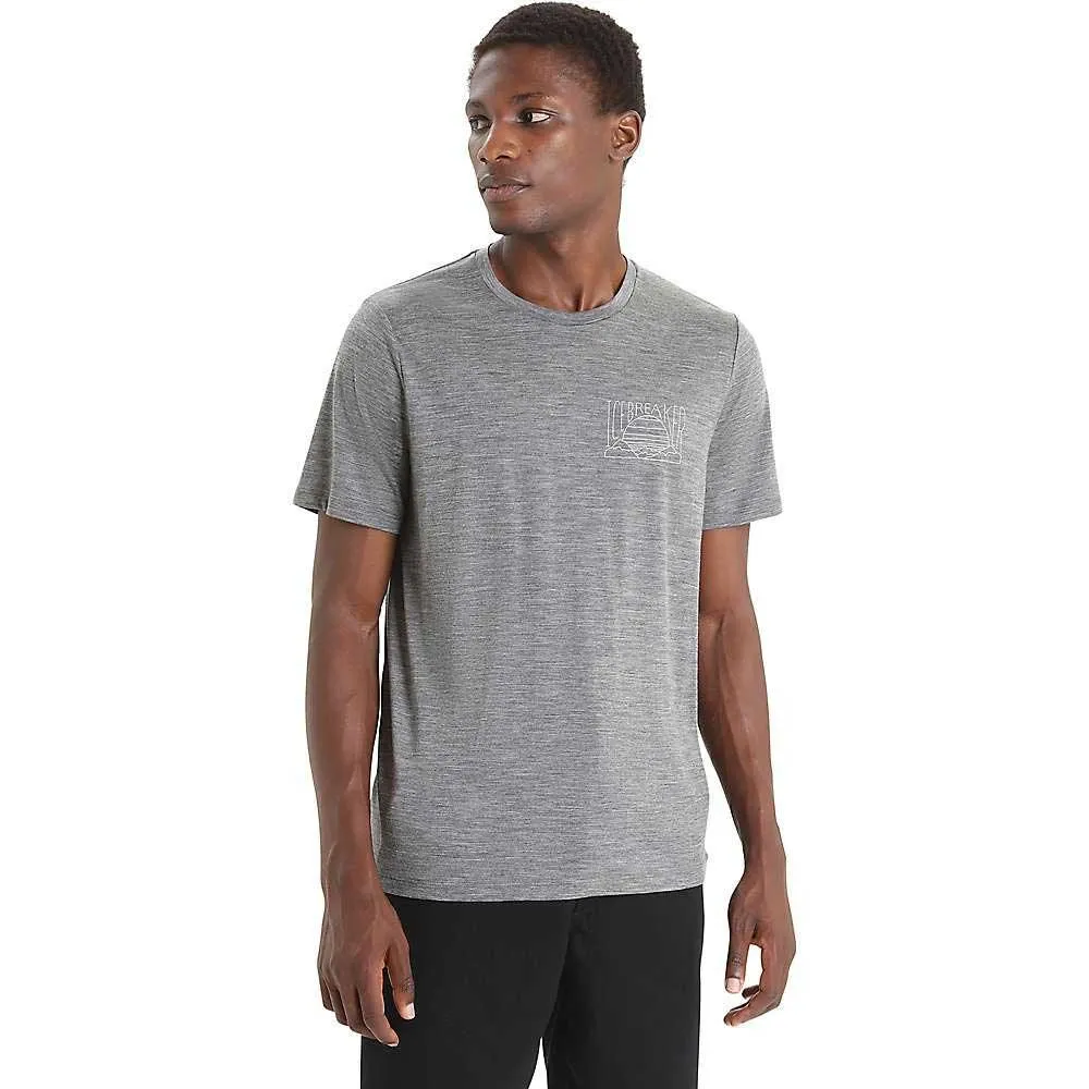 Icebreaker Men's Tech Lite II SS Tee - Mountain Sunset