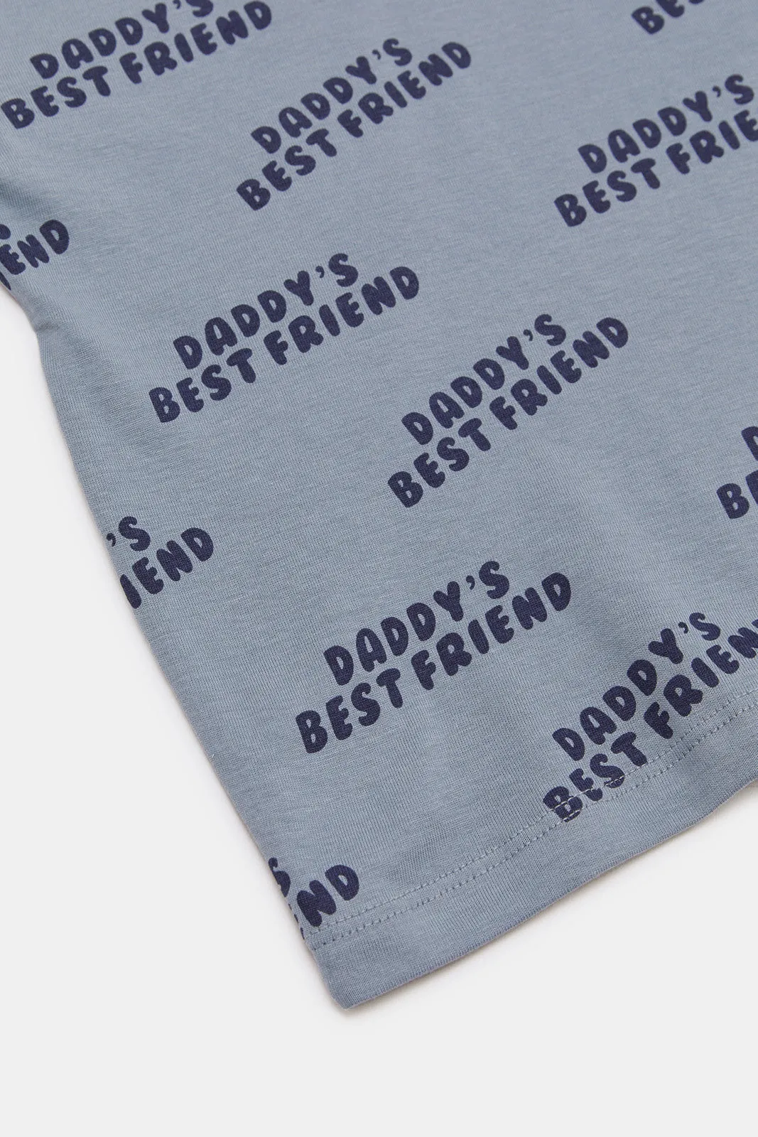 Infant Boys Blue Daddy'd Best Friend T-Shirt