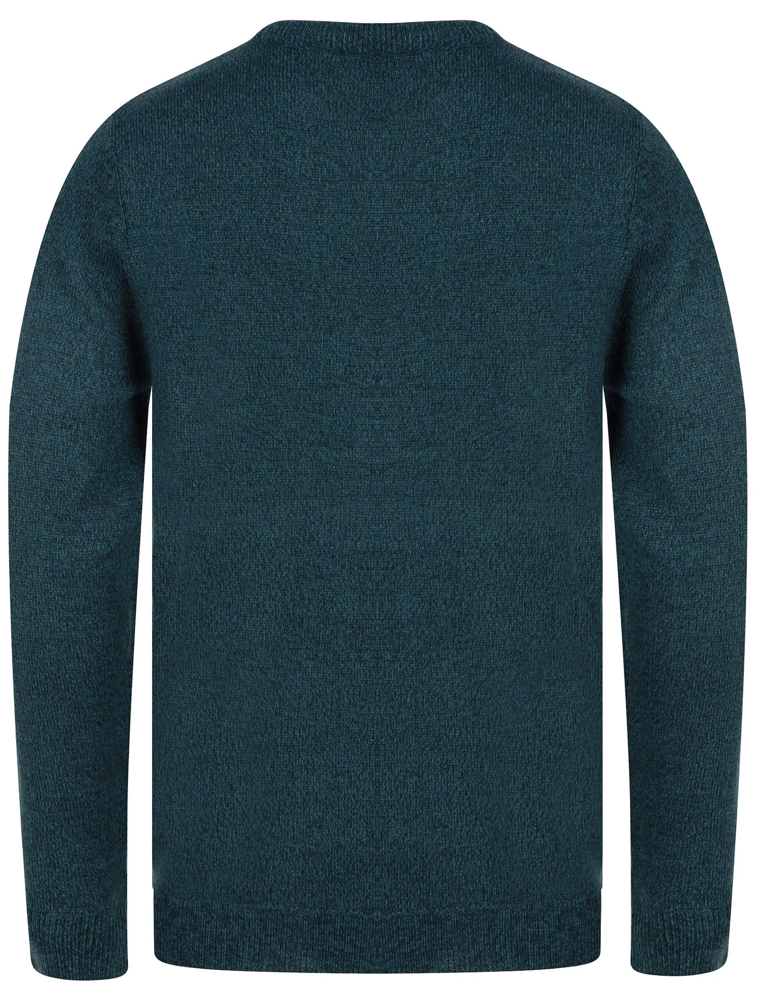 Lindsay (2 Pack) Marled Knitted Crew Neck Jumpers in Blue Twist / Green & Charcoal Twist - Kensington Eastside