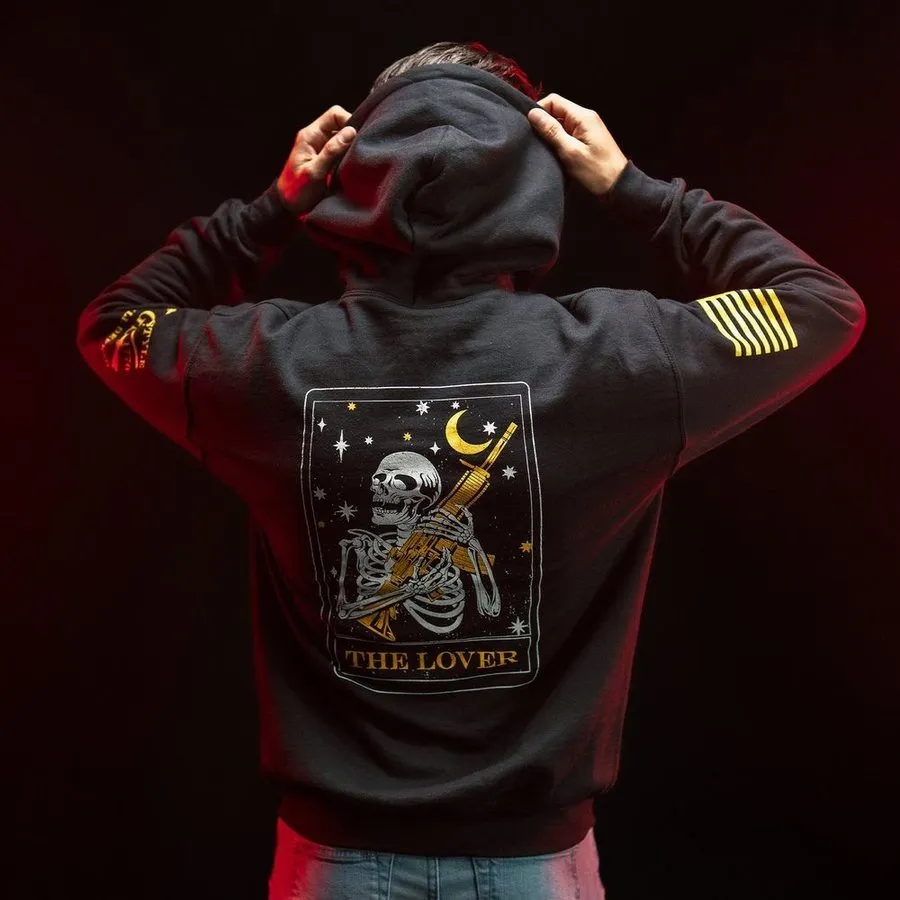 Lover Tarot Hoodie - Black