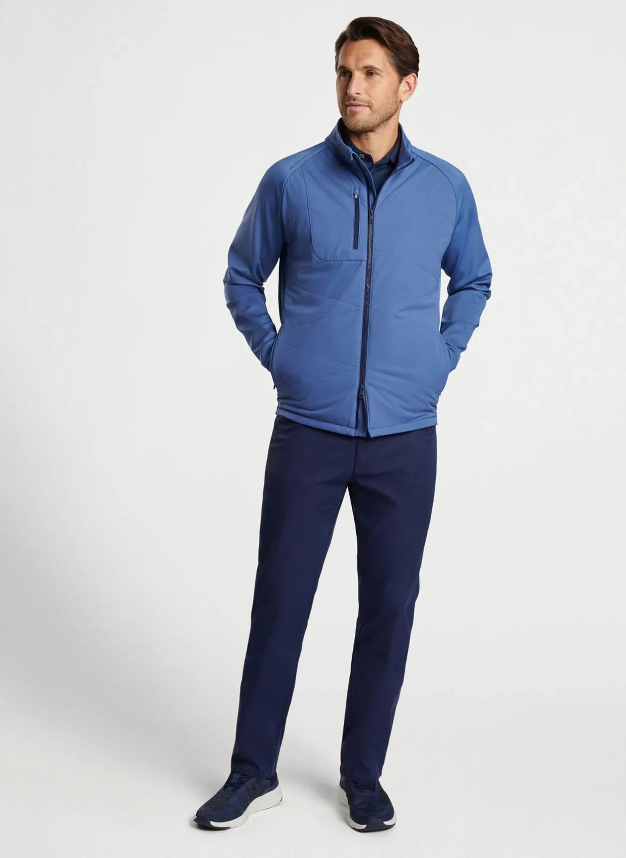 Merge Hybrid Jacket in Astral Blue by Peter Millar