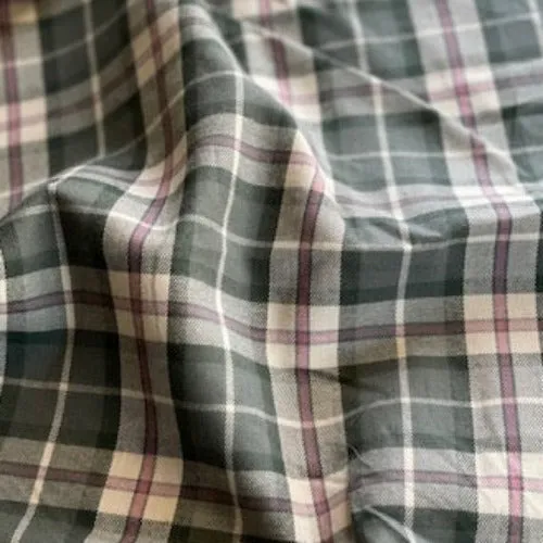 Olive/Rose | Shirting Plaid - SKU 7087C #S192