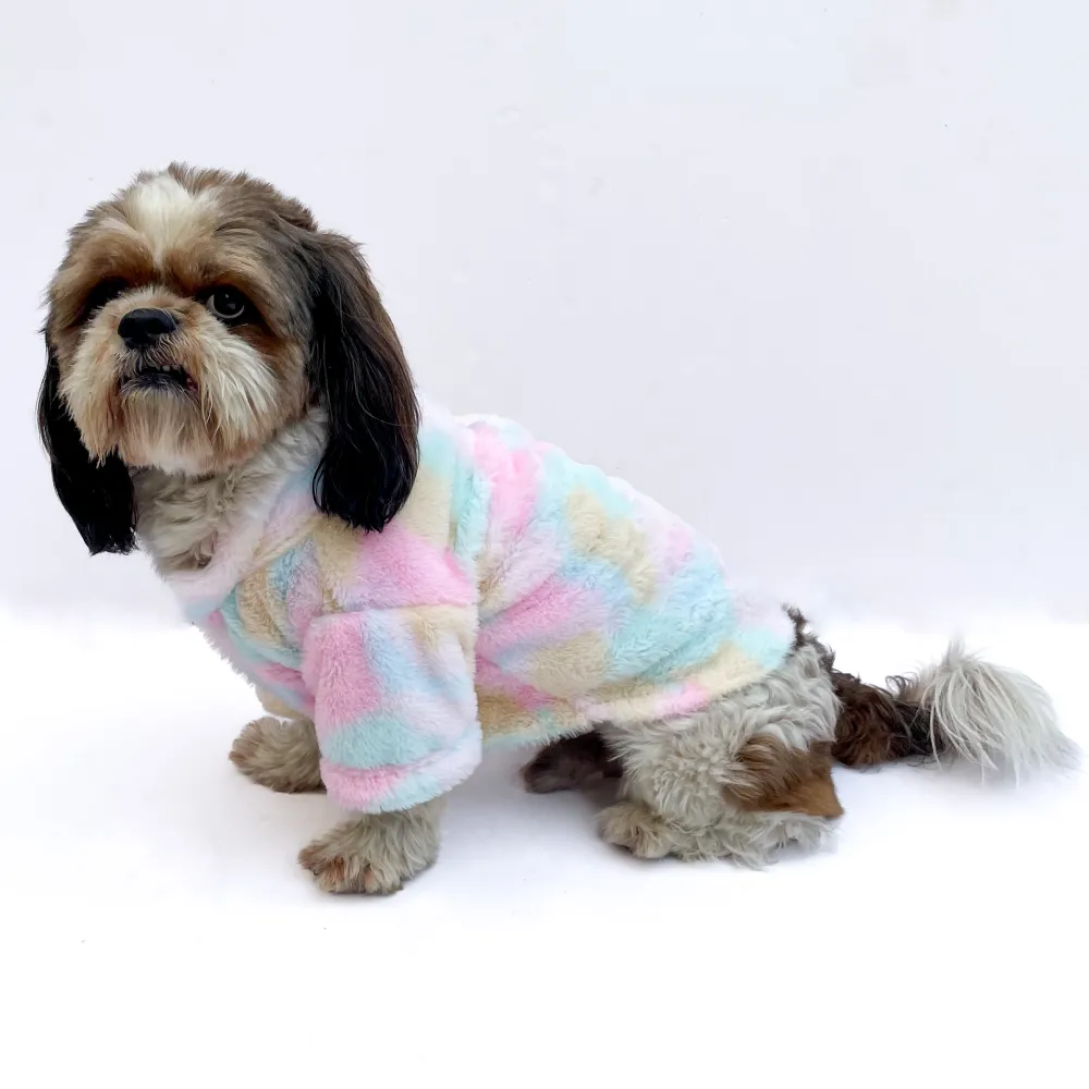 Pawgypets Rainbow Fur Sweater for Dogs and Cats