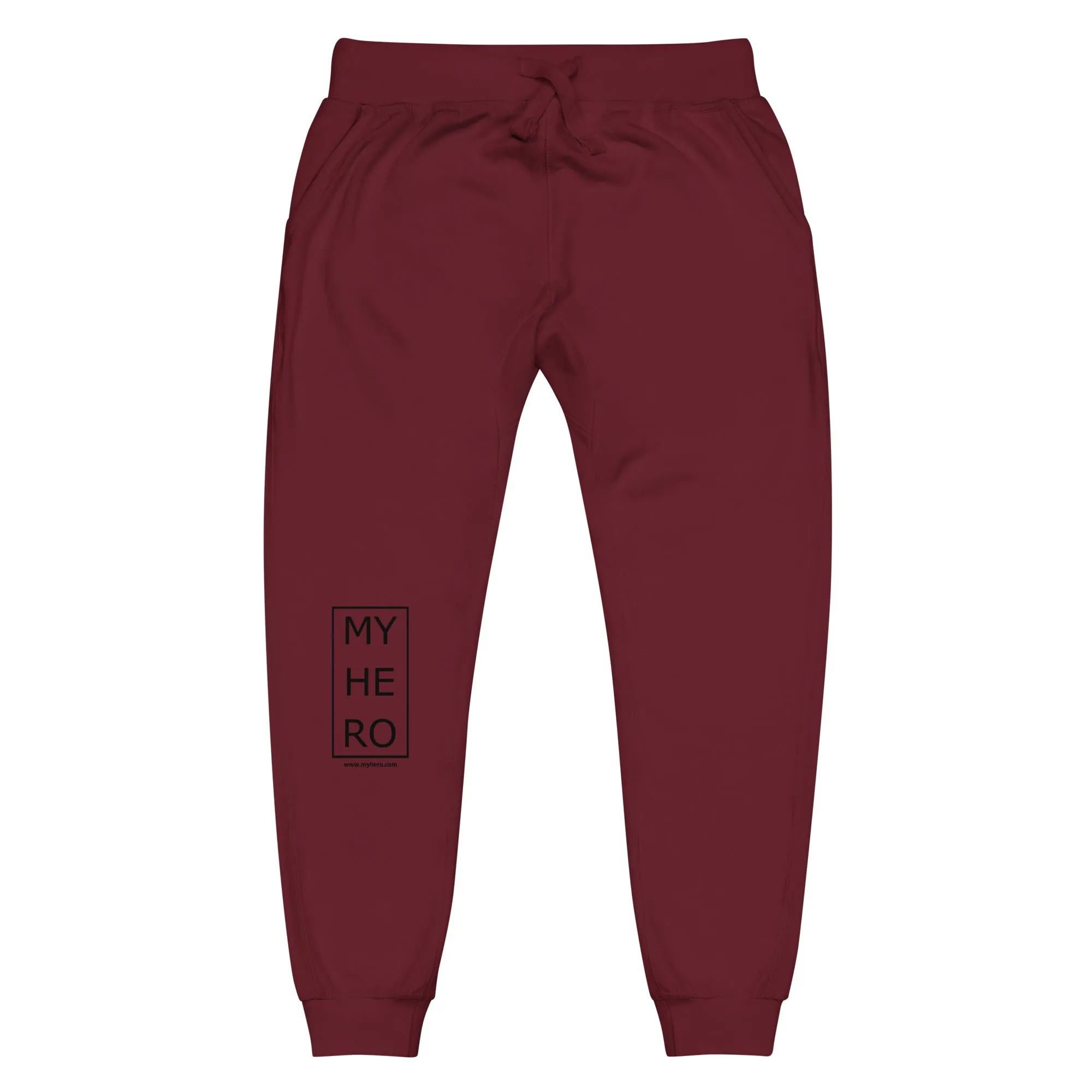 "MY-HE-RO" Unisex fleece sweatpants