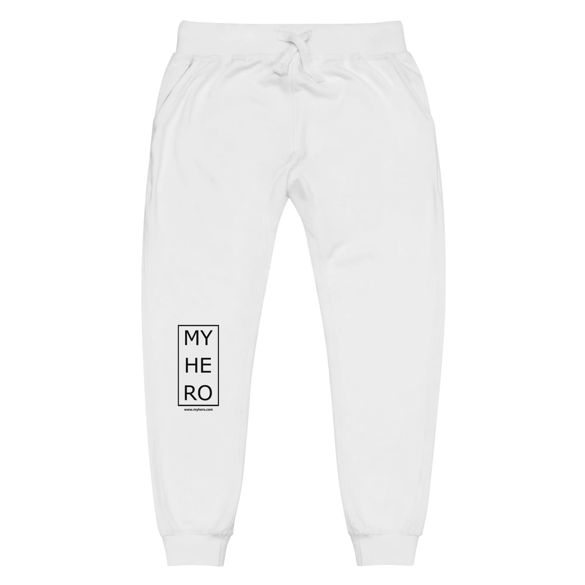 "MY-HE-RO" Unisex fleece sweatpants