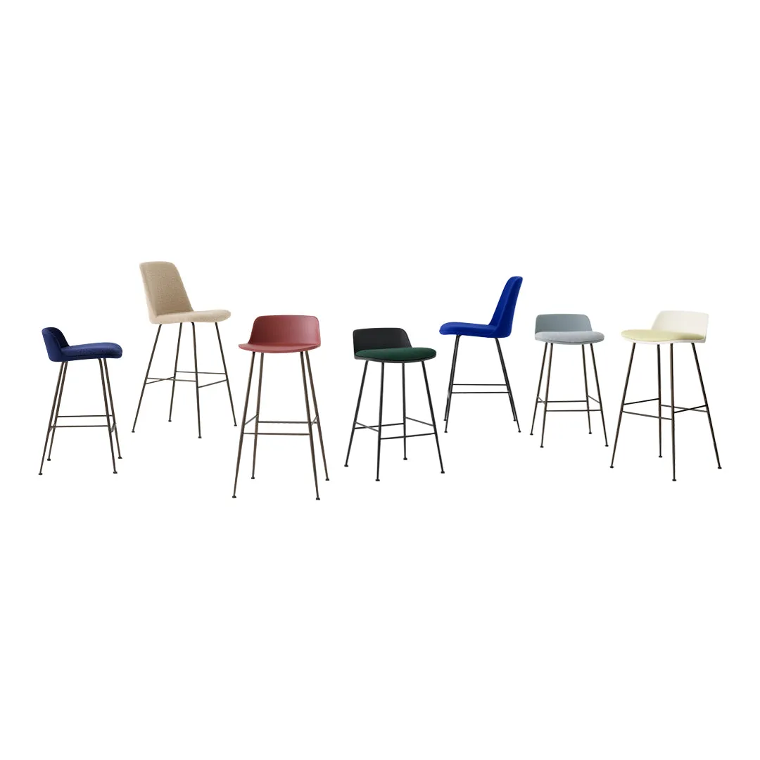 Rely HW96 High Back Bar Chair - Tube Base