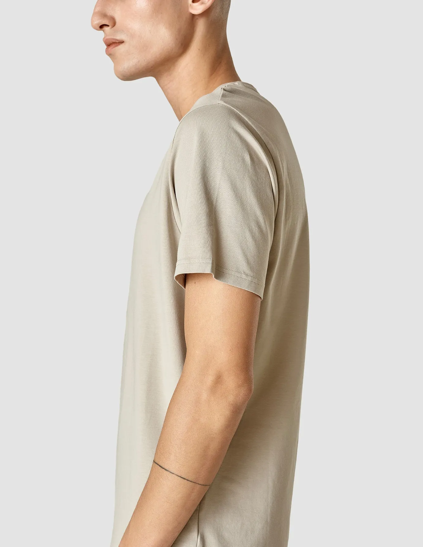 Supima Autograph T-shirt Oyster Grey