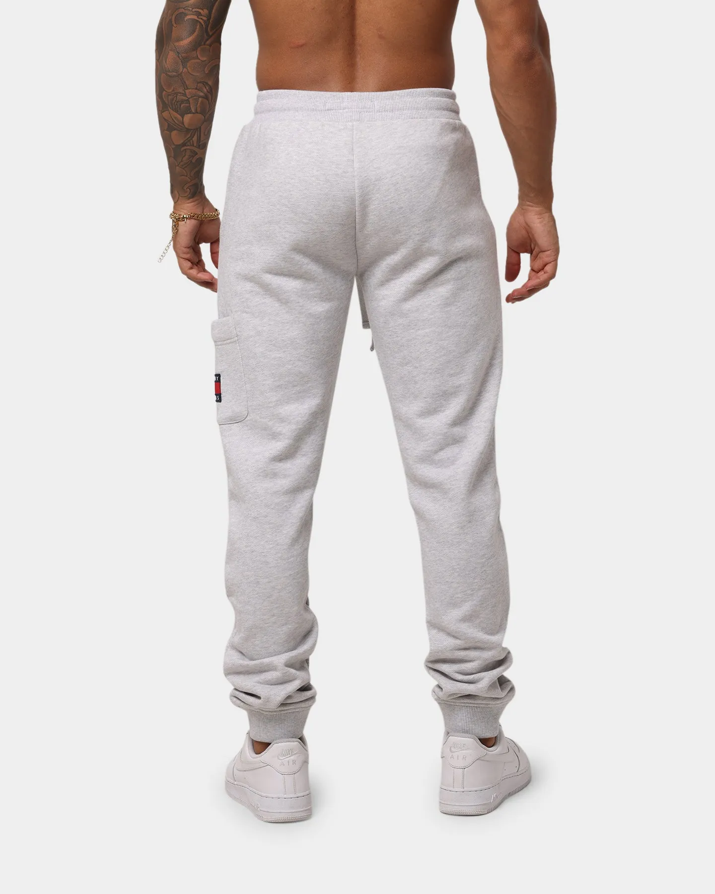 Tommy Jeans Tommy Badge Sweat Pants Silver Grey Heather