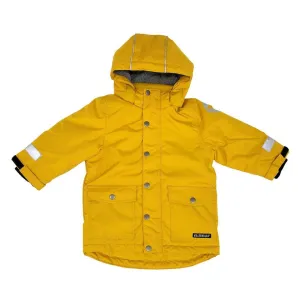 Winter Waterproof Insulated Parka: Mustard