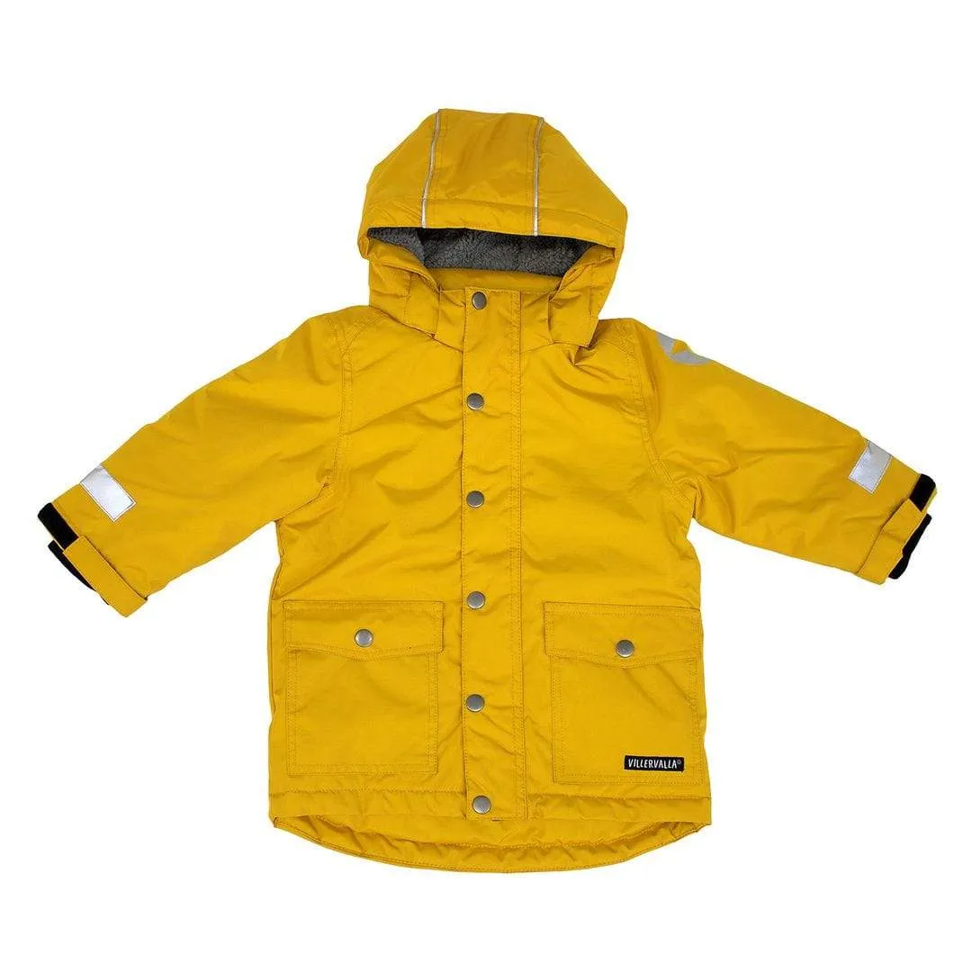 Winter Waterproof Insulated Parka: Mustard